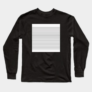 Stripes, 1 , minimal, fashion, lines, young, modern, stylish, black-and-white, black-white. Long Sleeve T-Shirt